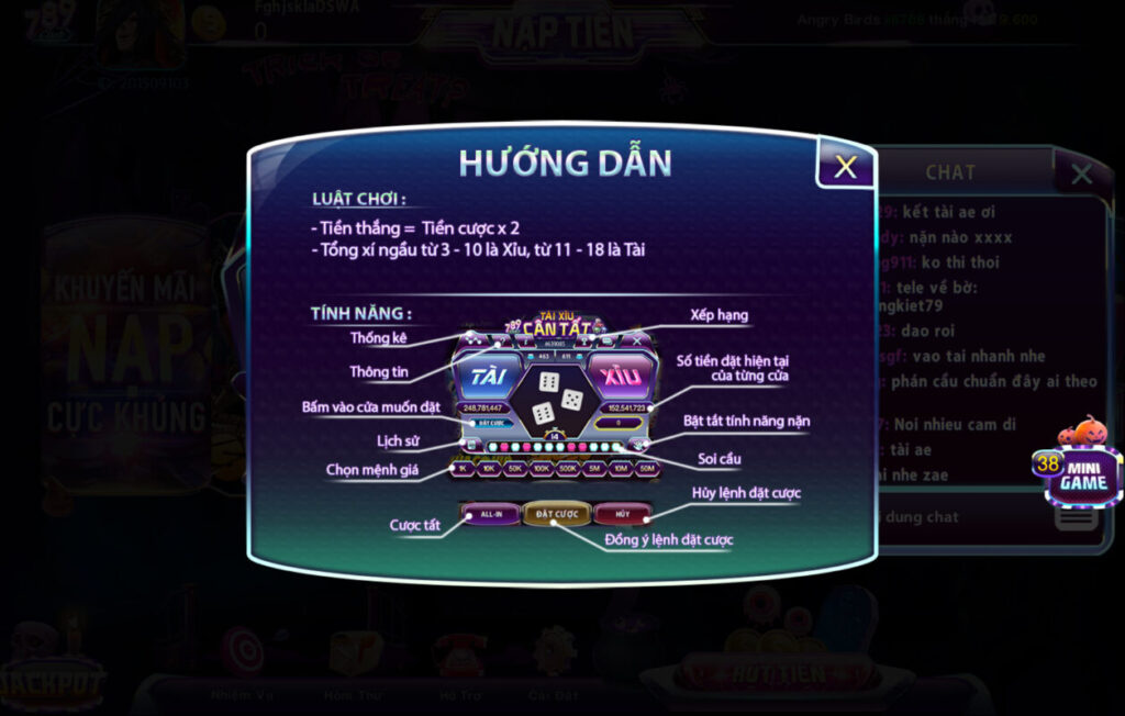 Chia sẻ luật chơi Tài Xỉu hấp dẫn cho game thủ tham gia